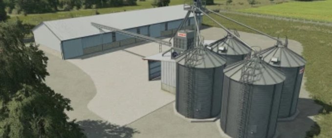 Platzierbare Objekte Getreidekomplex Landwirtschafts Simulator mod