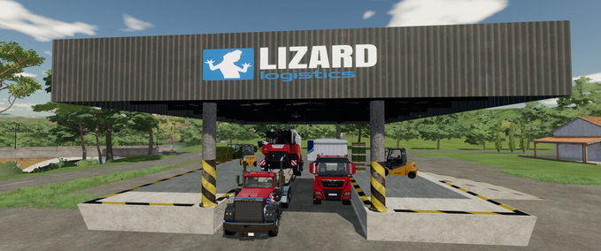 Platzierbare Objekte Lizard Logistikzentrum Landwirtschafts Simulator mod