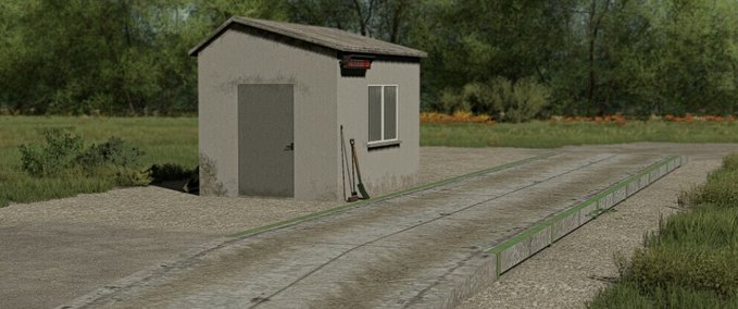 Platzierbare Objekte Alte kleine Wiegeeinrichtung Landwirtschafts Simulator mod