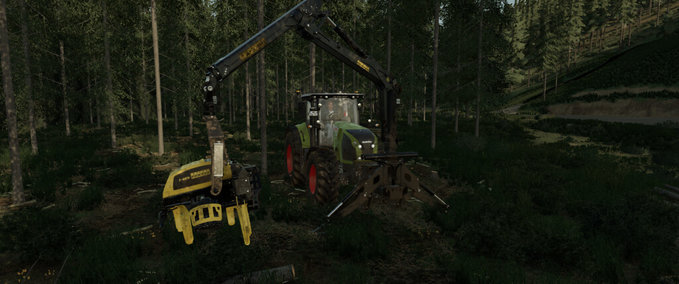 Forstwirtschaft Ponsse 3-Punkt-Holzernter Landwirtschafts Simulator mod