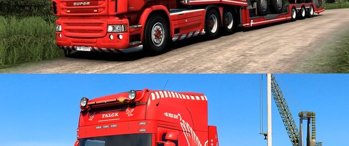 Scania Scania Falck Skin Pack Eurotruck Simulator mod
