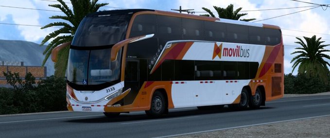 Trucks G8 Bus Modificado 6×2 - 1.45 Eurotruck Simulator mod