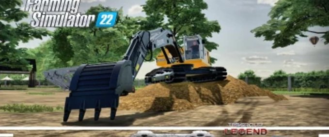 Bagger & Radlader Excavatrice Deere 320c Landwirtschafts Simulator mod