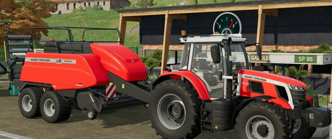 Pressen Massey Ferguson LS 2200 Gen2 Ballenpresse Pack Landwirtschafts Simulator mod