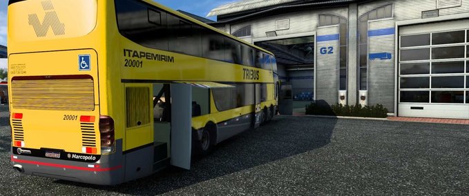 Trucks Marcopolo Paradiso 1800 DD - 1.45 Eurotruck Simulator mod