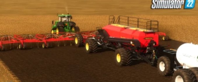 Saattechnik Seed Hawk 980 Air Cart mit zusätzlichen Systemen Landwirtschafts Simulator mod