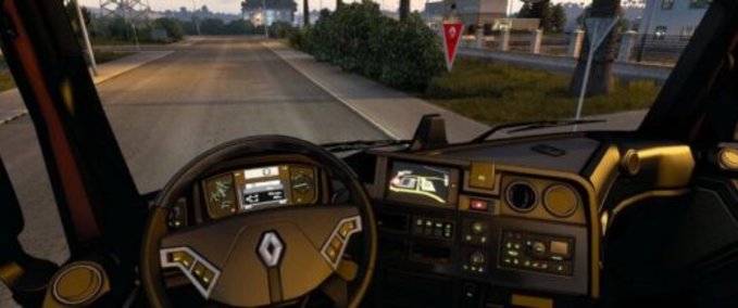 Trucks Renault Range T Original Interior - 1.45 Eurotruck Simulator mod