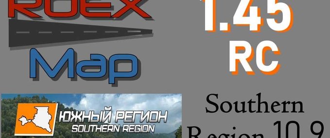 Mods Southern Region Road Connection - 1.45 Eurotruck Simulator mod
