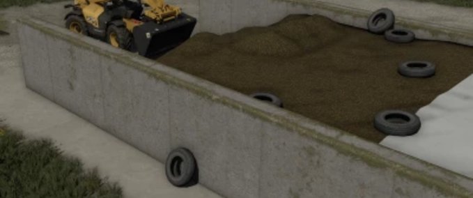 Platzierbare Objekte Mittelgroßer Bunker Silo Landwirtschafts Simulator mod