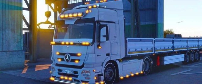 Trucks Mercedes Benz Actros 1844 MP3 - 1.45 Eurotruck Simulator mod