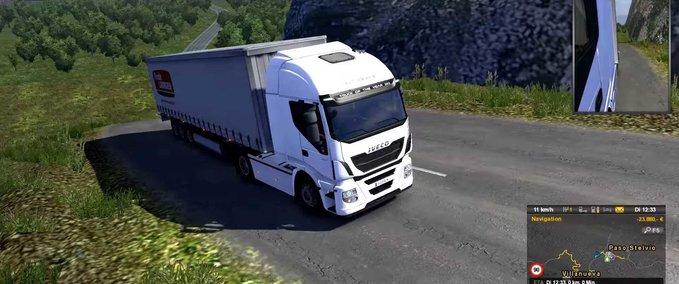 Maps Dangerous Roads - 1.45 Eurotruck Simulator mod
