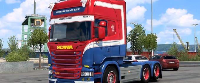 Scania Scania RJL Ex Hanstholm Container Transport Skin Pack Eurotruck Simulator mod