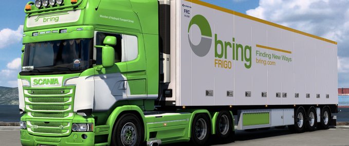 Scania Scania RJL Bring Skin Pack Eurotruck Simulator mod