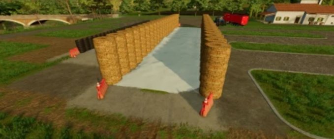 Platzierbare Objekte Handwerkliche Silage-Siloverpackung Landwirtschafts Simulator mod