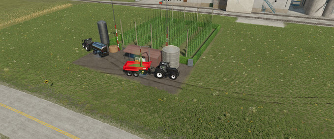 Placeable Objects Hop Plantation Farming Simulator mod