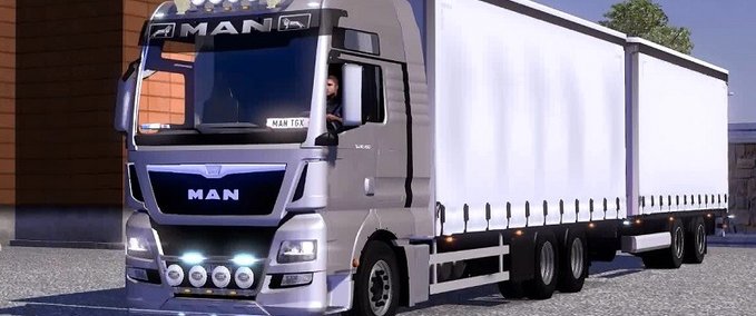Trucks MAN Euro 6 Tandem - 1.45 Eurotruck Simulator mod