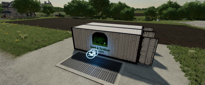 Platzierbare Objekte Saatgut-Dünger Lager Landwirtschafts Simulator mod