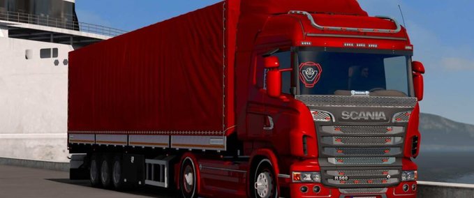Trucks Scania V8 Open Pipe with FKM Garage Exhaust System - 1.45 Eurotruck Simulator mod