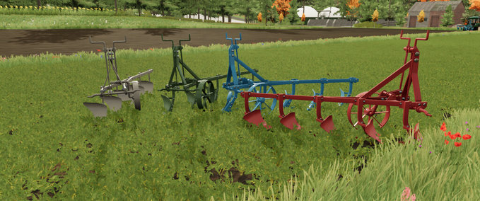 Pflüge UNIA PZ 5 Landwirtschafts Simulator mod