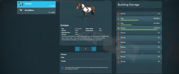 Tools Erweiterung des Tierinputs Landwirtschafts Simulator mod