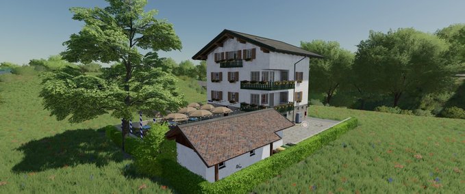 Platzierbare Objekte Das Dorfgasthaus Landwirtschafts Simulator mod