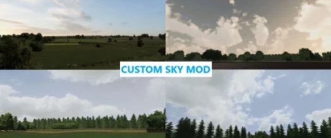 Texturen Benutzerdefinierter Himmel mod Landwirtschafts Simulator mod