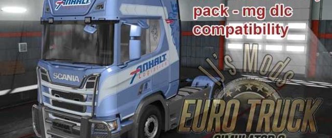 Trucks Scania Accessory Pack – MG Addon [1.45] Eurotruck Simulator mod