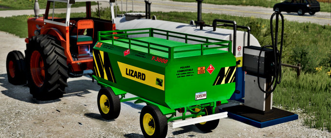 Sonstige Anhänger Fuel Tank Lizard T3000 Landwirtschafts Simulator mod