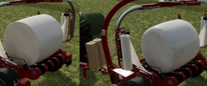 Pressen Rounder gewickelte Rundballen Landwirtschafts Simulator mod