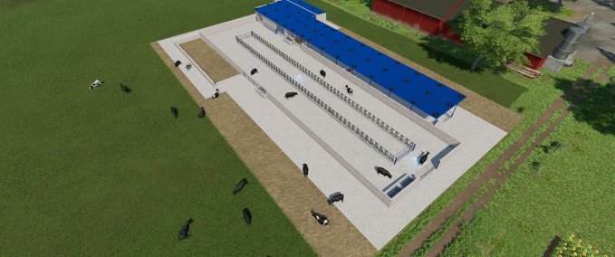 Platzierbare Objekte Große Weide für Kühe Landwirtschafts Simulator mod