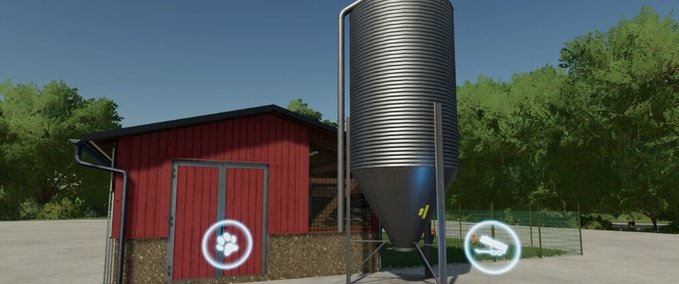 Platzierbare Objekte Hühner-Stall Groß Landwirtschafts Simulator mod