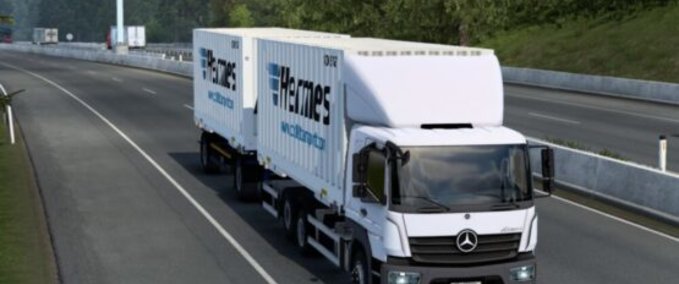 Trucks Mercedes-Benz Atego Swap Body Addon - 1.45 Eurotruck Simulator mod