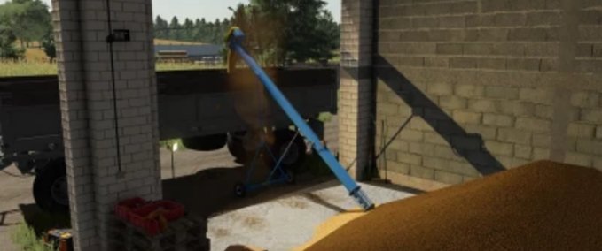 Überladewagen Schneckenförderer Landwirtschafts Simulator mod