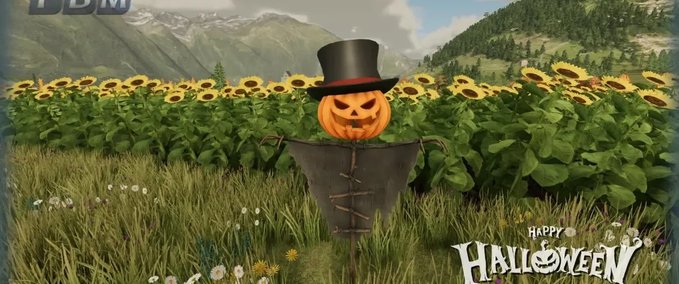 Platzierbare Objekte Halloween-Vogelscheuche Landwirtschafts Simulator mod
