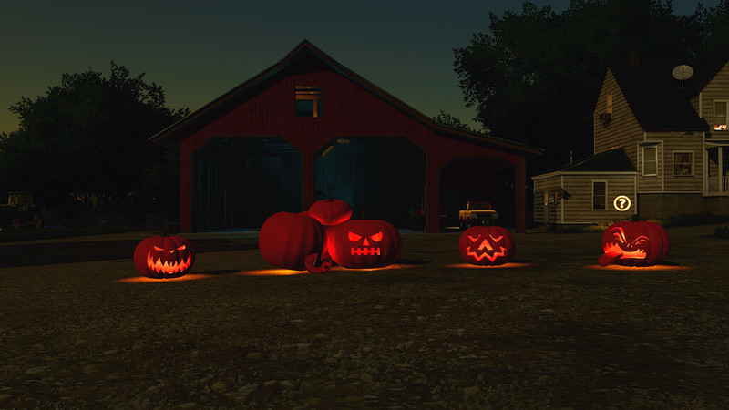 FS22: Halloween Pack v 1.0 Placeable Objects Mod für Farming Simulator 22