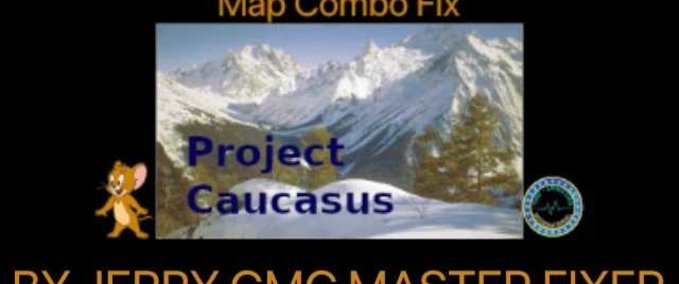Mods Project Caucasus Map Combo Fix - 1.45 Eurotruck Simulator mod