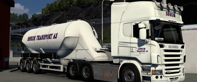 Scania Sørum Transport AS Skin Pack Eurotruck Simulator mod