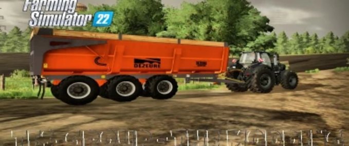 Tridem Dezeure 3 Achsen 24t Landwirtschafts Simulator mod