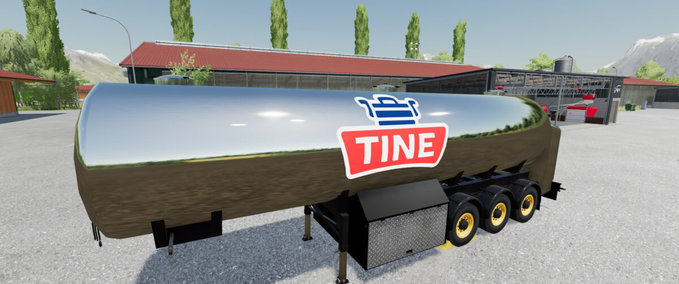 Sonstige Anhänger Tine Milk Tanker Landwirtschafts Simulator mod