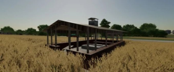 Platzierbare Objekte Barbecue-Hütte Landwirtschafts Simulator mod