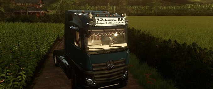 LKWs Mercedes MP5 Mirror Cam bearbeiten Landwirtschafts Simulator mod