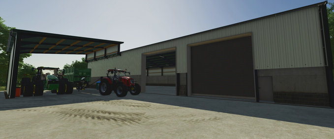 Platzierbare Objekte Mittelgroße Lagerhalle Landwirtschafts Simulator mod