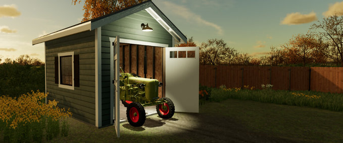 Platzierbare Objekte Amerikanischer Gartenschuppen Landwirtschafts Simulator mod