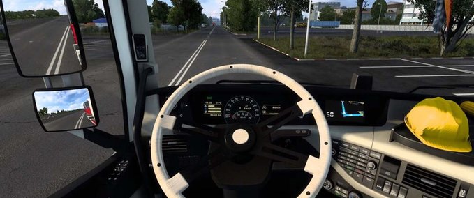 Trucks US Style Customizable 18 Inch Steering Wheel - 1.45 Eurotruck Simulator mod