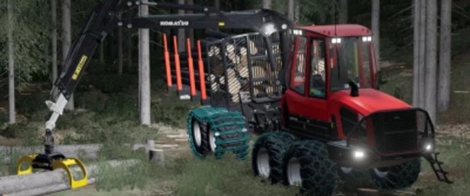 Forstwirtschaft Komatsu Forwarder Pack Landwirtschafts Simulator mod