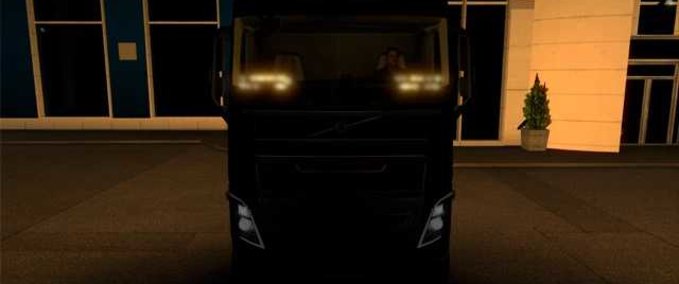 Trucks Plates illumination Eurotruck Simulator mod