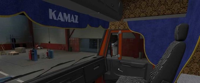 Trucks KAMAZ 54-64-65 Curtains 1.45/1.46 Eurotruck Simulator mod