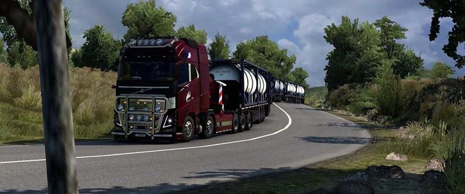 Trailer Road Train – Big Edition [1.45/1.46] Eurotruck Simulator mod