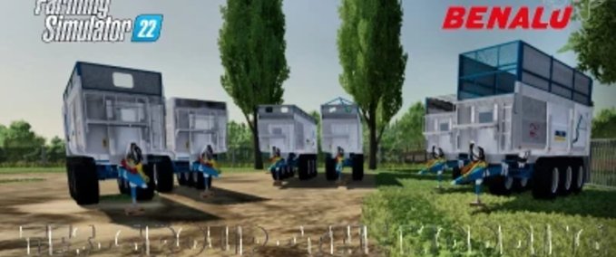 Sonstige Anhänger BENALU ROLLAND Landwirtschafts Simulator mod