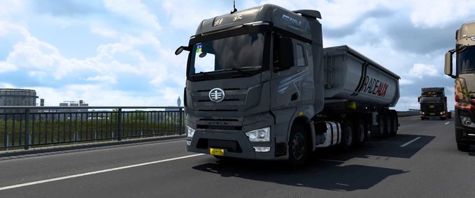 Trucks Chinesisches Fahrzeugpaket im Straßenverkehr  Eurotruck Simulator mod